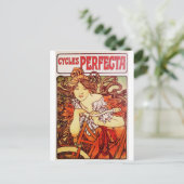 Cycles Perfecta door Alphonse Mucha Briefkaart (Staand voorkant)