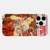 Cycles Perfecta door Alphonse Mucha iPhone Hoesje (Achterkant horizontaal)