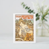  Cycles Perfecta door Alphonse Mucha Poster Briefkaart (Staand voorkant)