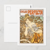  Cycles Perfecta door Alphonse Mucha Poster Briefkaart (Voorkant / Achterkant)