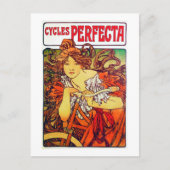 Cycles Perfecta, Mucha Briefkaart (Voorkant)