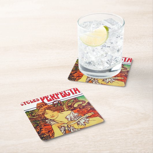 Cycles Perfecta, Mucha Kartonnen Onderzetters (Insitu)