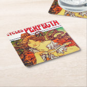 Cycles Perfecta, Mucha Kartonnen Onderzetters (Schuin)