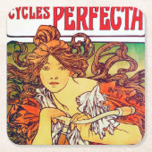 Cycles Perfecta, Mucha Kartonnen Onderzetters (Voorkant)