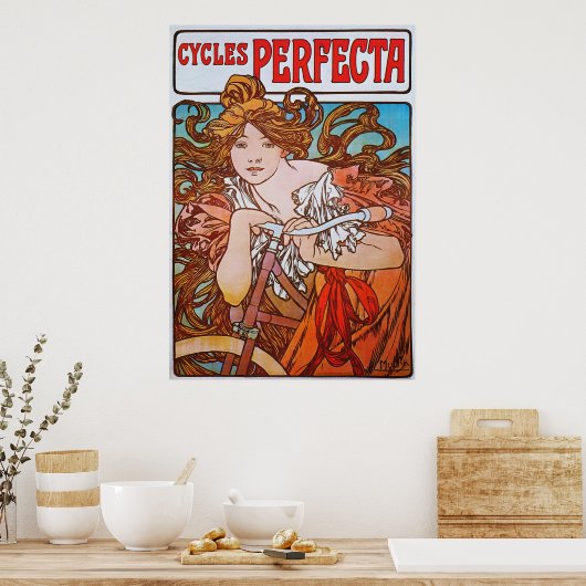 Cycles Perfecta, Mucha Poster (Keuken)