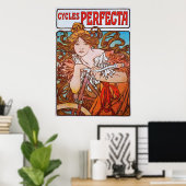 Cycles Perfecta, Mucha Poster (Thuiskantoor)