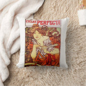 Cycles Perfecta van Alphonse Mucha Kussen (Deken)