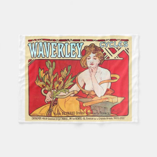 Cycles Waverley, Mucha Fleece Deken (Voorkant (Horizontaal))