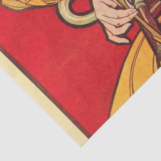 Cycles Waverley, Mucha Tissuepapier (Detail)