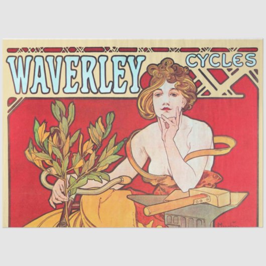 Cycles Waverley, Mucha Tissuepapier (Voorkant)