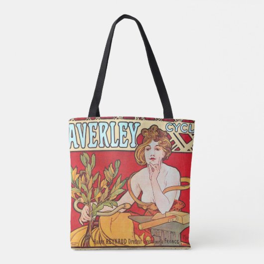 Cycles Waverley, Mucha Tote Bag (Achterkant)