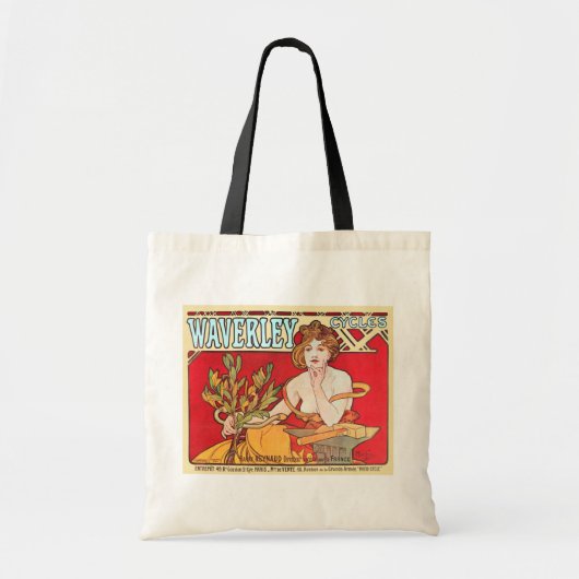 Cycles Waverley, Mucha Tote Bag (Voorkant)