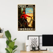 Cycles Wonder Fiets Poster (Thuiskantoor)