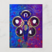 Cycli 3D Goddess Worship Briefkaart (Voorkant)