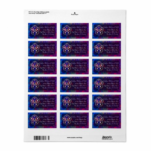 Cycli 3D Goddess Worship Etiket (Full Sheet)