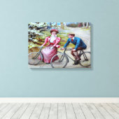 cycli canvas afdruk (Insitu (Houten vloer))