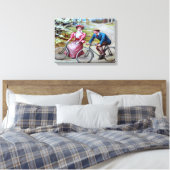 cycli canvas afdruk (Insitu (Slaapkamer))