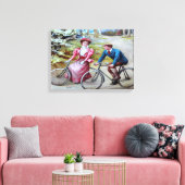 cycli canvas afdruk (Insitu (Woonkamer))