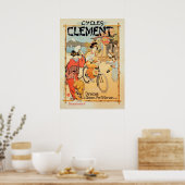 Cycli Clement Pre Saint-Gervais Poster (Keuken)