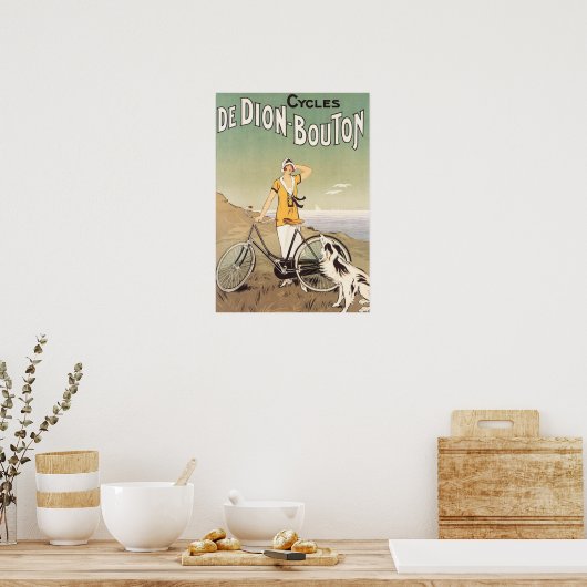 Cycli De Dion Bouton Poster (Keuken)