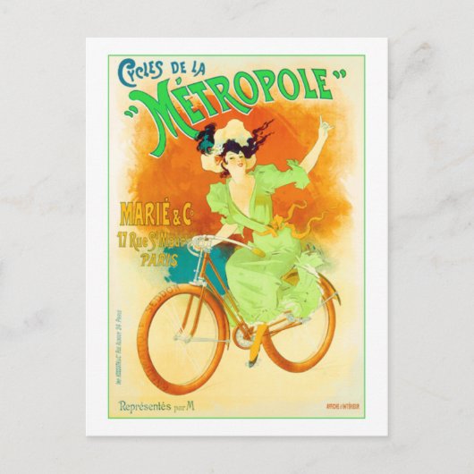 Cycli de la Metropole Briefkaart (Voorkant)