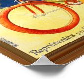 Cycli de la Metropole  Franse fiets Poster (Hoek)