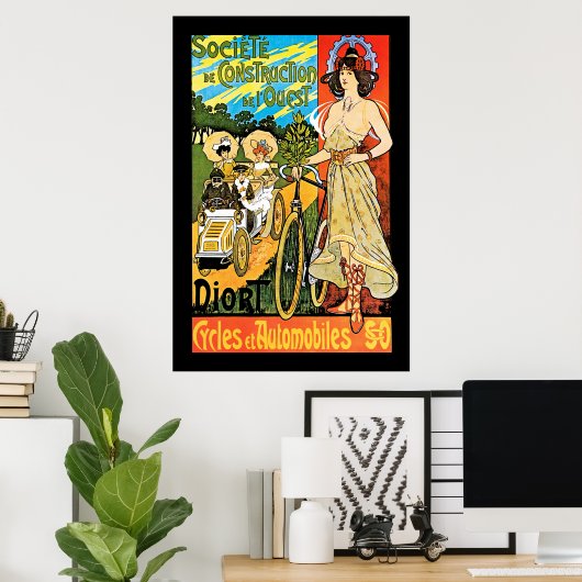 Cycli en Automobielen sorteren Poster (Thuiskantoor)