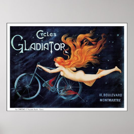 Cycli Gladiator -  Poster afdrukken (Voorkant)