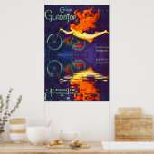 Cycli Gladiator Reflection in Time French Cycling Poster (Keuken)