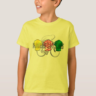 Cycli Jerseys Yellow Green en Red Polka Dot T-shirt