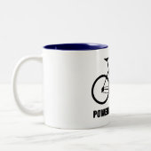 Cycli met behulp van Bacon Tweekleurige Koffiemok (Links)