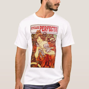 Cycli Perfecta van Alphonse Mucha T-shirt
