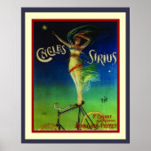 Cycli Sirius Art Nouveau Poster 16 x 20 (Voorkant)