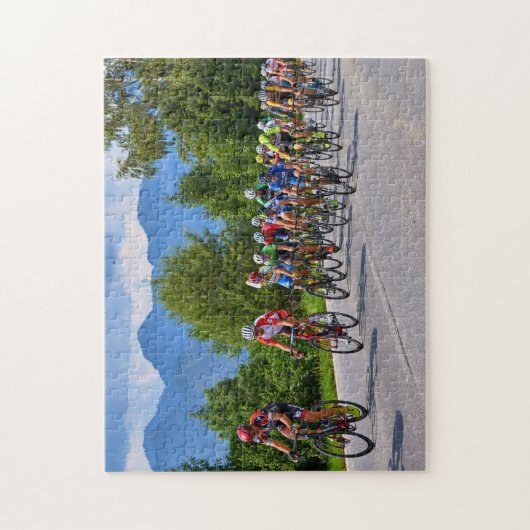 Cycli Sport Racing Jigzaag Puzzle Legpuzzel (Verticaal)