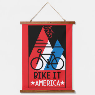 Cycling America Hangend Wandkleed