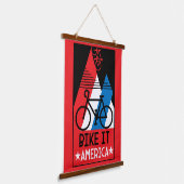Cycling America Hangend Wandkleed (Gebogen)