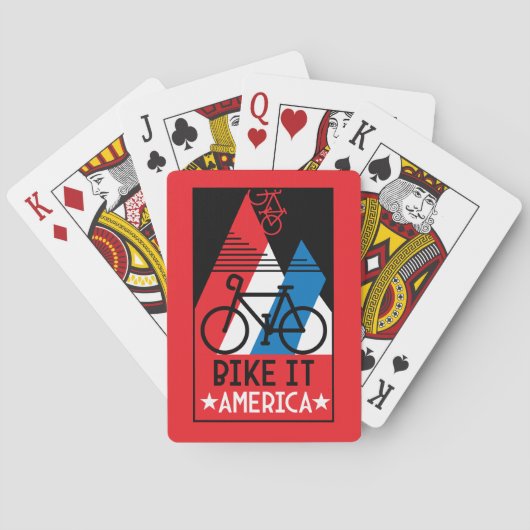 Cycling America Pokerkaarten (Achterkant)