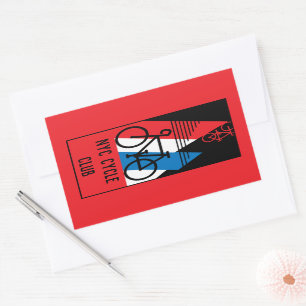 Cycling America Rechthoekige Sticker