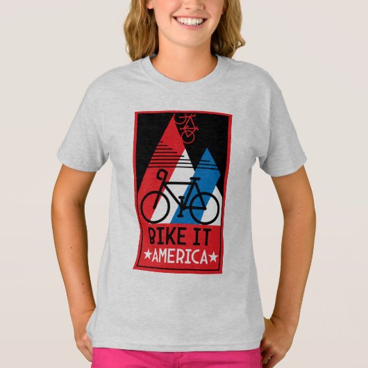 Cycling America T-shirt (Voorkant)