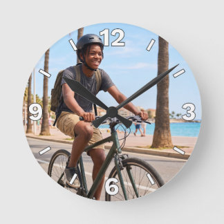 Cycling Beach Bicycle Ride Outdoor Vacation Decor Ronde Klok