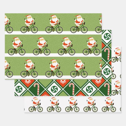 Cycling Bicycle Holiday Gift Inpakpapier Vel (Set)