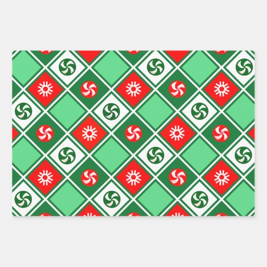 Cycling Bicycle Holiday Gift Wrapping Paper (Voorkant 2)