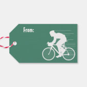 Cycling Bicycling Design Gift Labels Cadeaulabel (Achterkant Horizontaal)