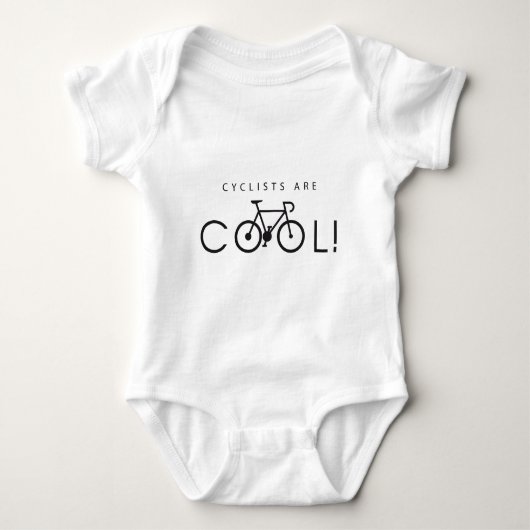 Cycling Biking Bicycle is cool Romper (Voorkant)