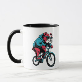 Cycling Bulldog Mok