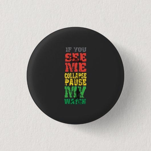 Cycling-cadeau uitvoeren ronde button 3,2 cm (Voorkant)