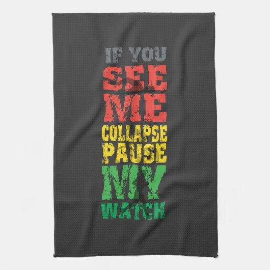 Cycling-cadeau uitvoeren theedoek (Verticaal)