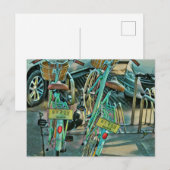 Cycling cadeau voor wielrenner briefkaart (Voorkant / Achterkant)