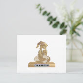 Cycling Champion Briefkaart (Staand voorkant)