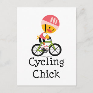 Cycling Chick Briefkaart